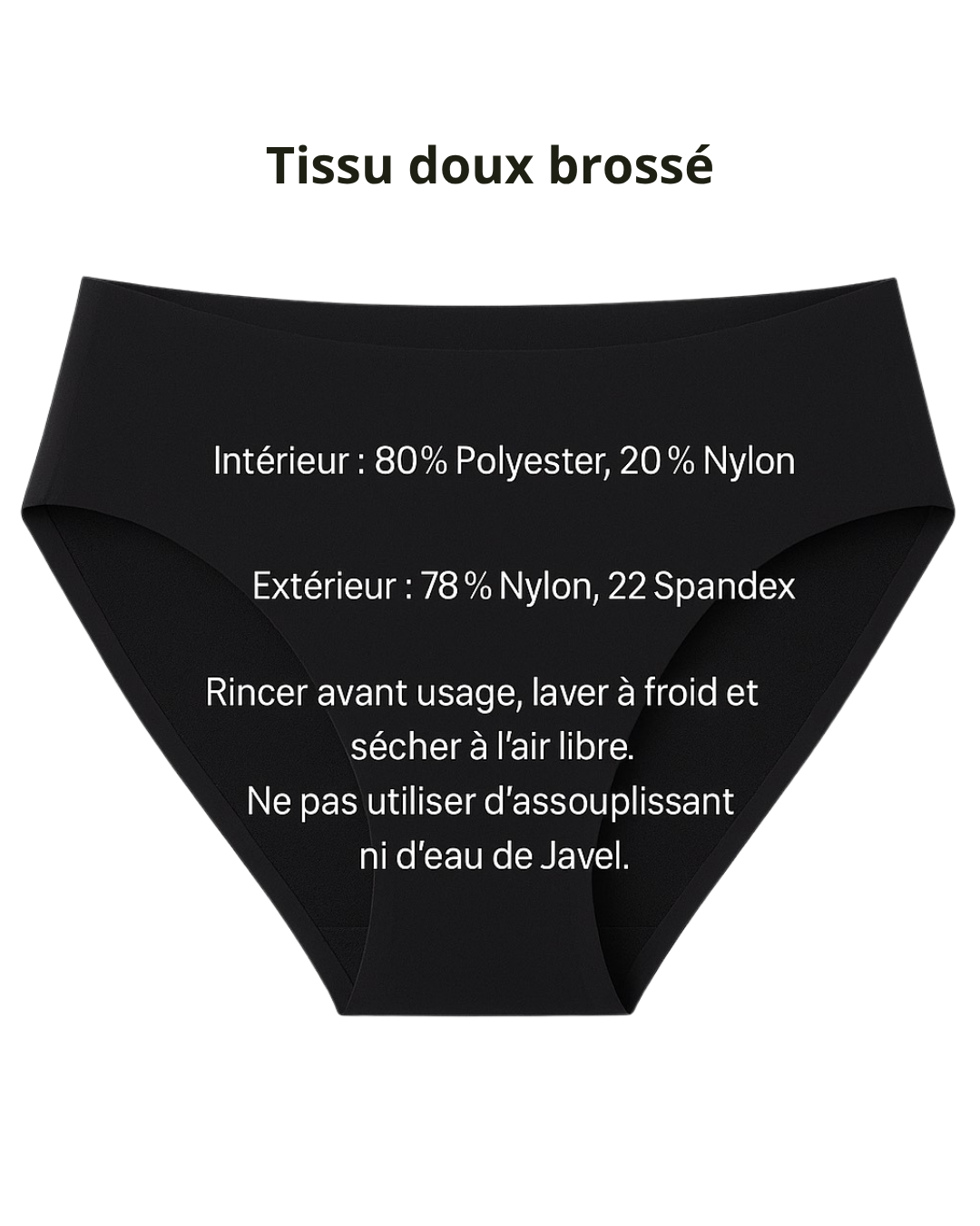 Culotte menstruelle - Modèle Luna – Flux Super Abondant