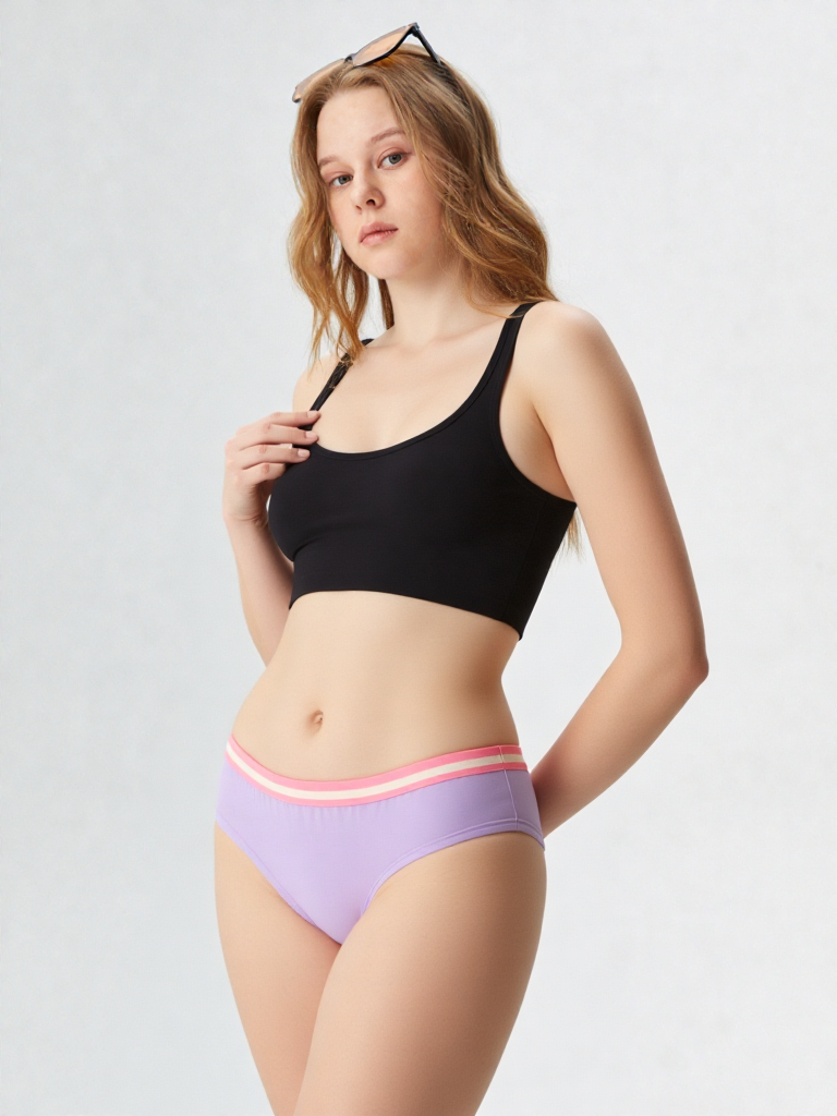 Culotte menstruelle Ado - Modèle Élia – Flux Normal à Abondant